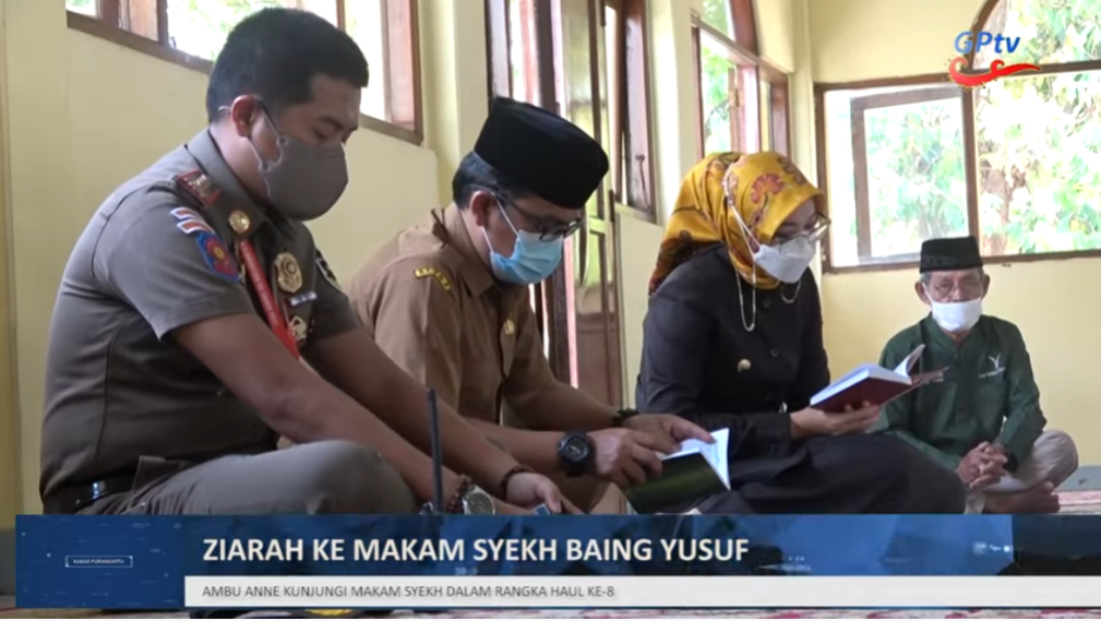 HAUL KE 8, BUPATI PURWAKARTA ZIARAH KE MAKAM SYEKH BAING YUSUF