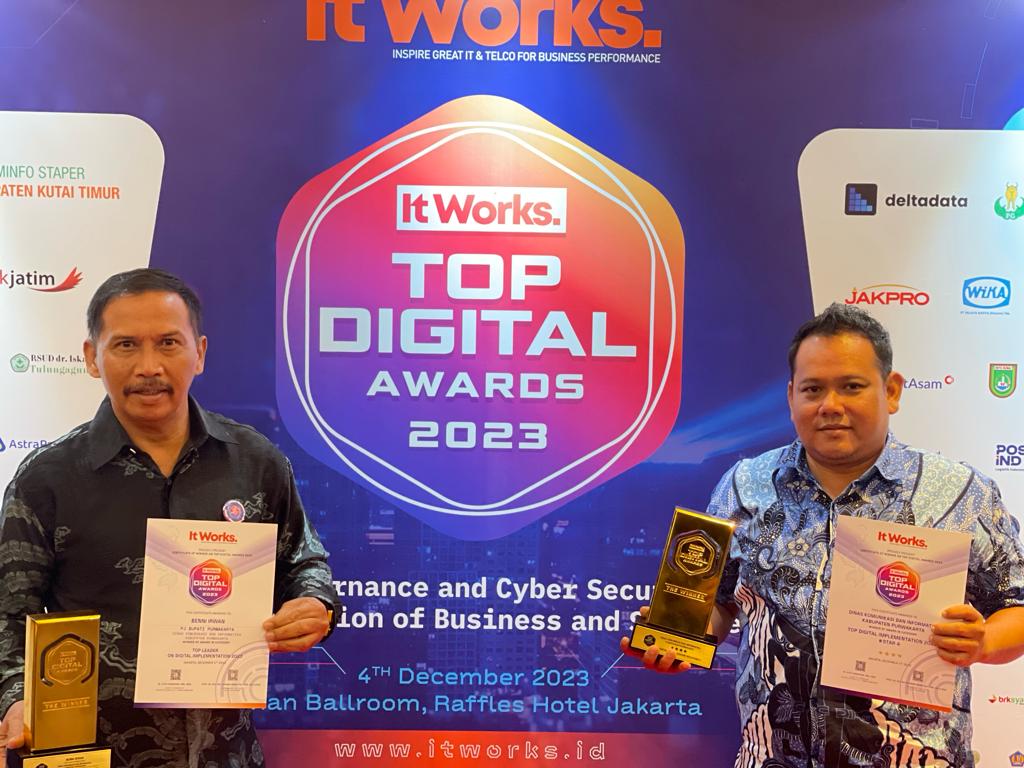 Diskominfo Purwakarta Raih Penghargaan Top Digital Award 2023