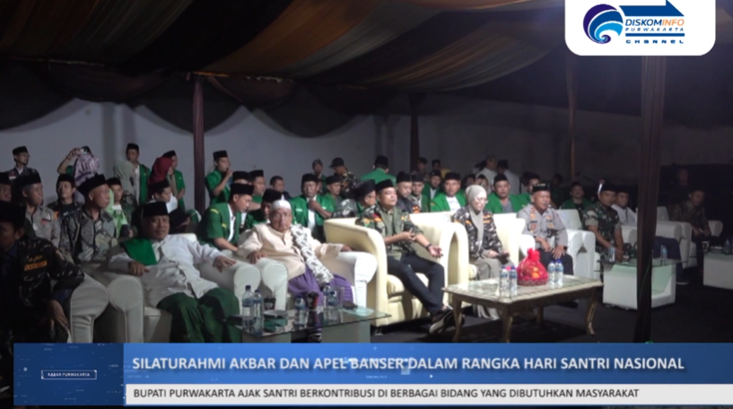 SILATURAHMI AKBAR DAN APEL BANSER DALAM RANGKA HARI SANTRI NASIONAL