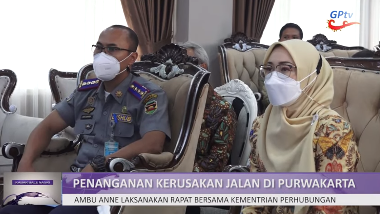 KABAR BALE NAGRI : JALAN PRAMUKA PURWAKARTA RUSAK, AMBU ANNE LANGSUNG RAPAT DGN KEMENHUB