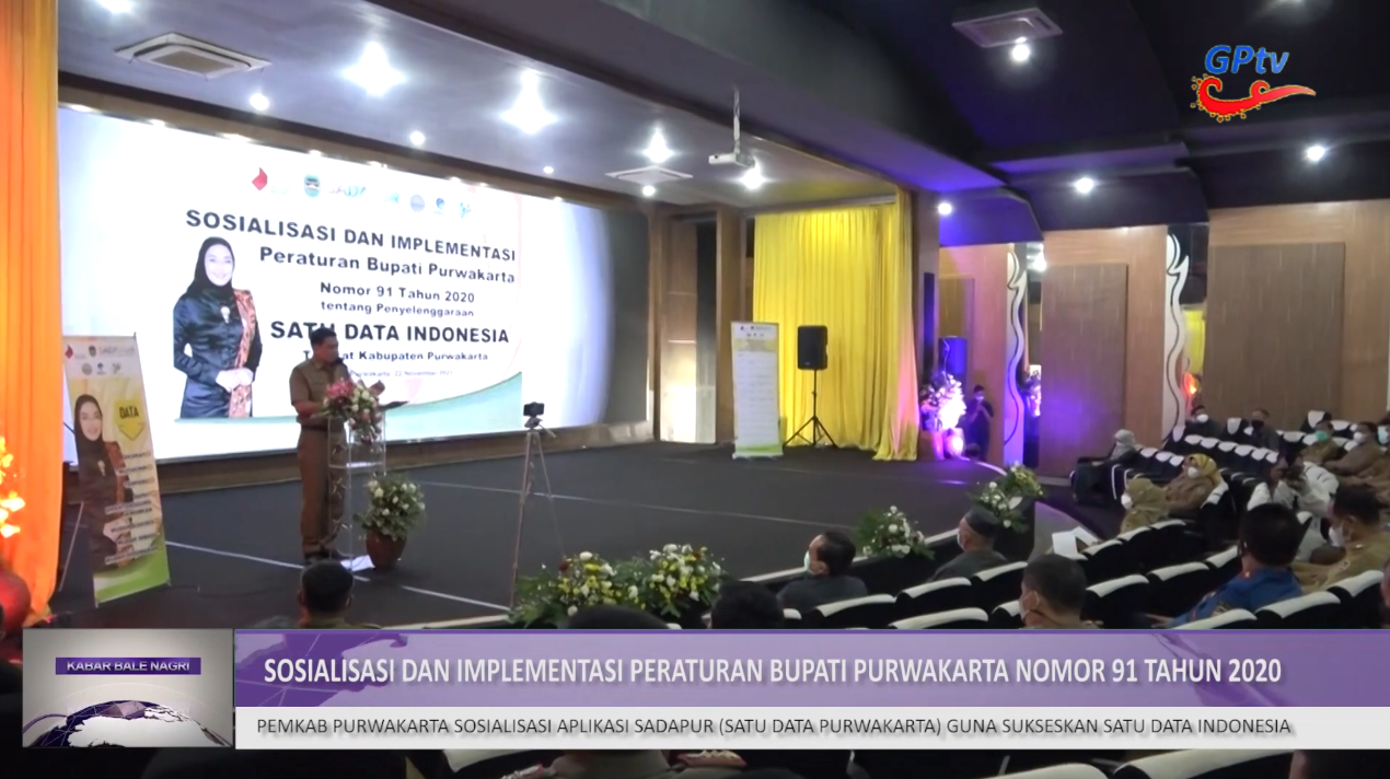 PEMKAB PURWAKARTA SOSIALISASI APLIKASI SADAPUR GUNA SUKSESKAN SATU DATA INDONESIA