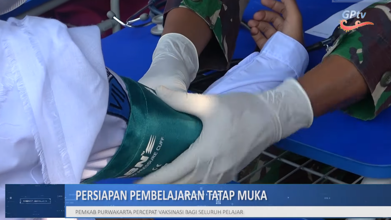 KEBUT VAKSINASI UNTUK PELAJAR, PURWAKARTA PERSIAPKAN PEMBELAJARAN TATAP MUKA