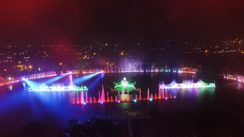 Jelang Kirab Asian Games, Air Mancur Sri Baduga Mulai Berbenah