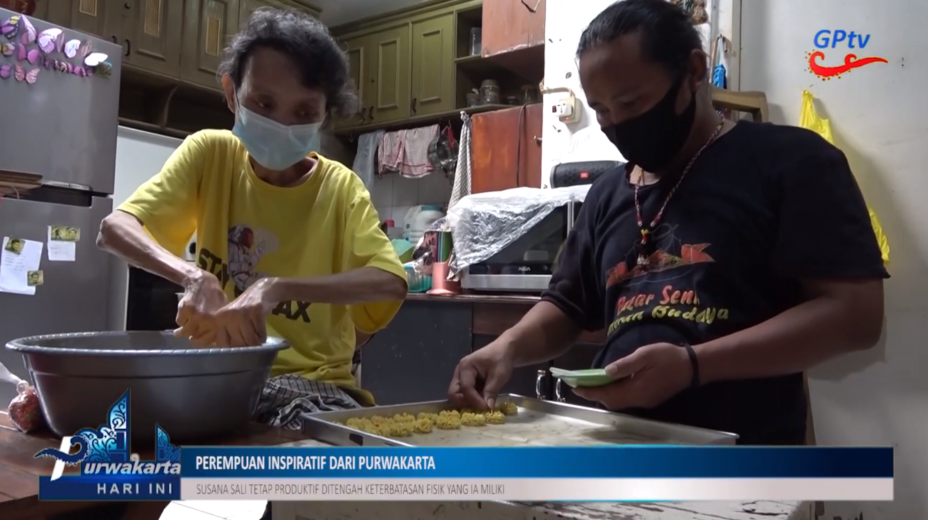 SUSANA SALI WARGA PURWAKARTA, TETAP PRODUKTIF DI TENGAH KETERBATASAN FISIK