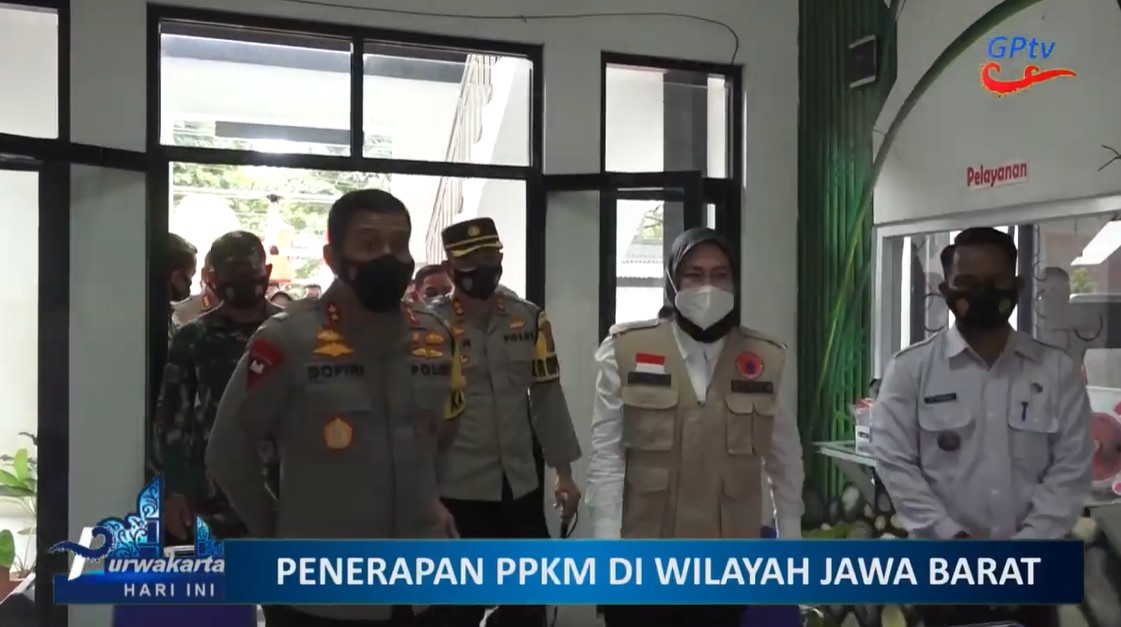 KAPOLDA JABAR PUJI EFEKTIVITAS PPKM TERPADU DI PURWAKARTA