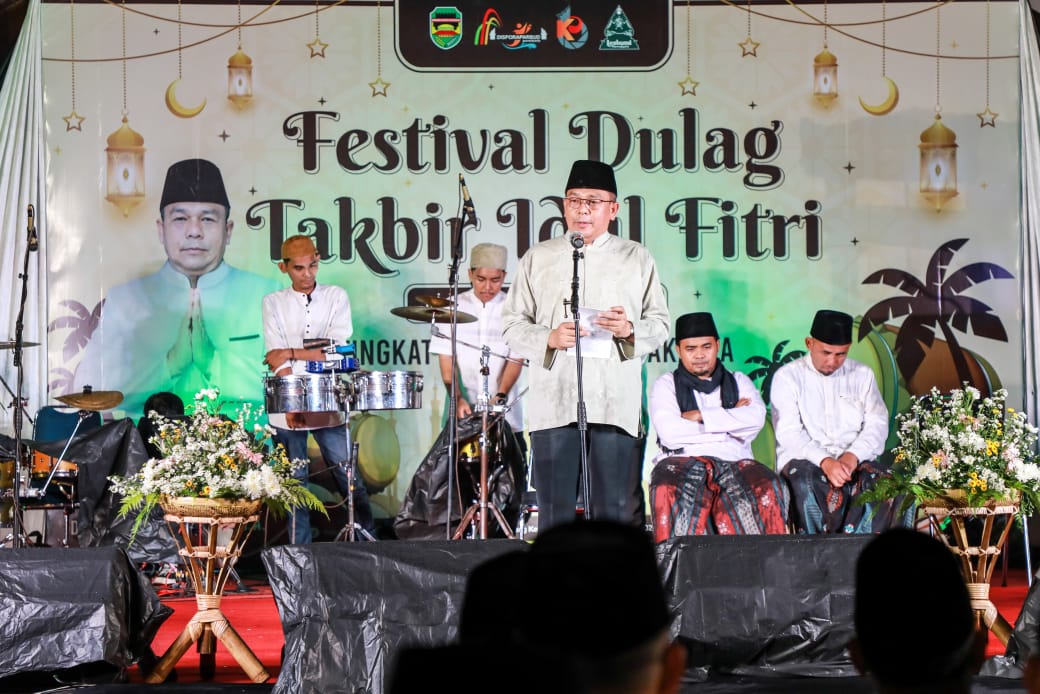 Malam Takbiran dan Kemeriahan Festival Dulag di Purwakarta