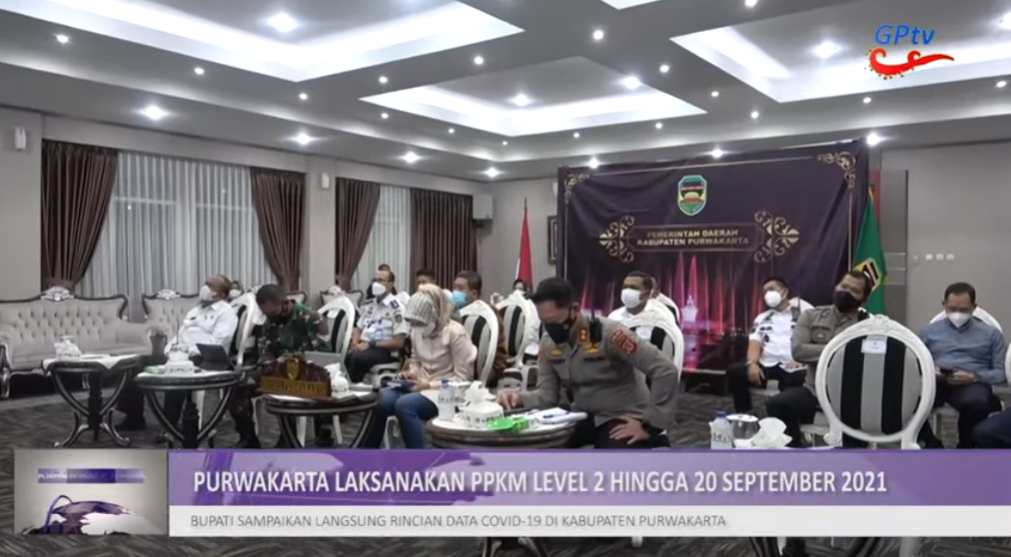 PURWAKARTA KEMBALI LEVEL 4, AMBU SEGERA RAPAT VIRTUAL BERSAMA GUBERNUR DAN MENKO LUHUT PANJAITAN
