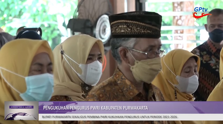 PENGURUS PWRI PERIODE 2021 - 2021 PURWAKARTA RESMI DI KUKUHKAN
