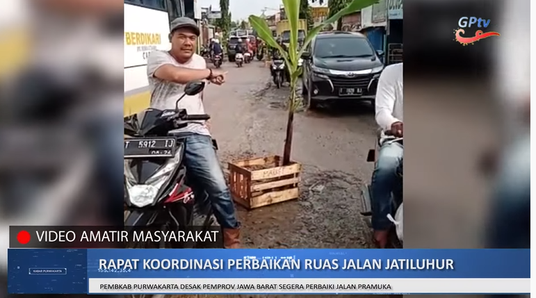 JALAN PRAMUKA RUSAk PARAH, BUPATI GANDENG PERUSAHAAN LAKUKAN PERBAIKAN