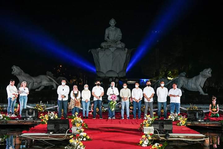 Bupati Purwakarta Buka Pertunjukan Air Mancur Sri Baduga