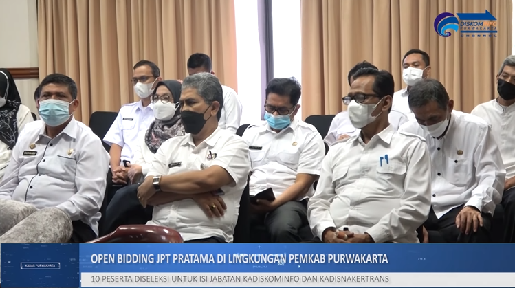 10 PESERTA DISELEKSI UNTUK ISI JABATAN KADISKOMINFO DAN KADISNAKERTRANS