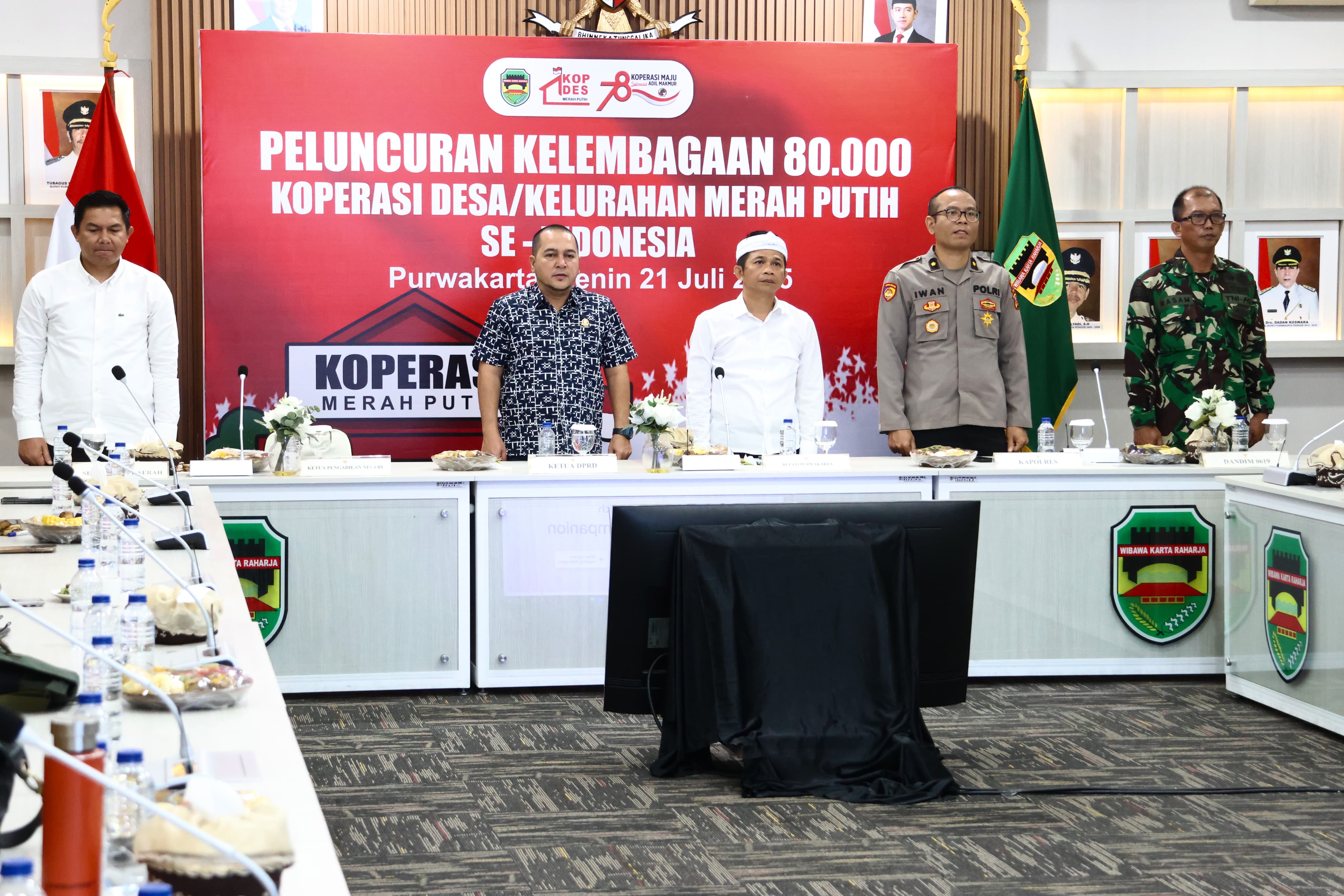 Bupati Purwakarta Ikuti Peluncuran Nasional 80.000 Koperasi Desa Merah Putih