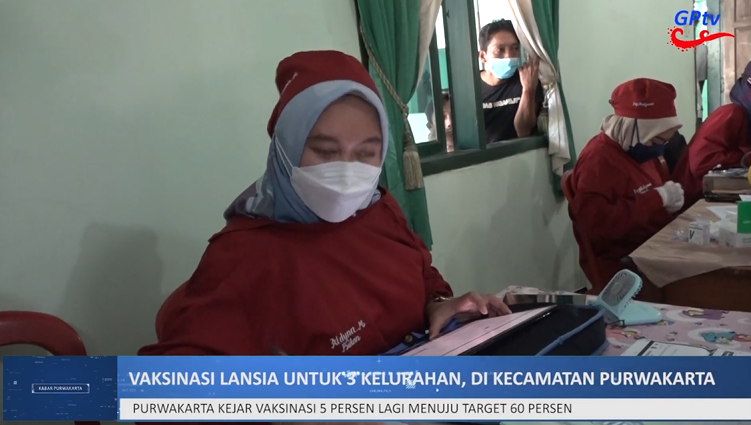 PURWAKARTA KEJAR VAKSINASI 5 PERSEN LAGI MENUJU TARGET 60 PERSEN