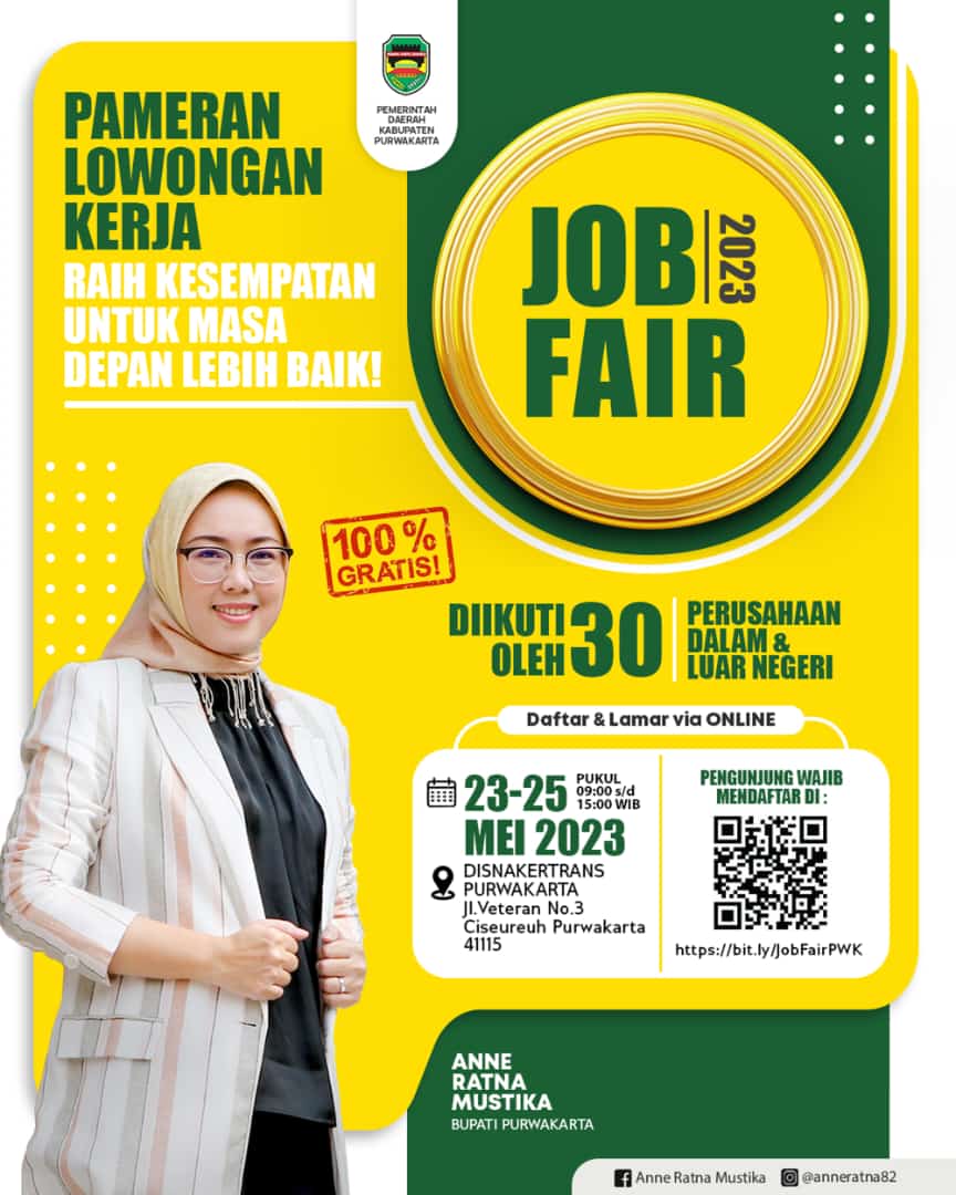 Bupati Anne Gelar Purwakarta Job Fair 2023, Buka Ribuan Lowongan Pekerjaan Bagi Masyarakat