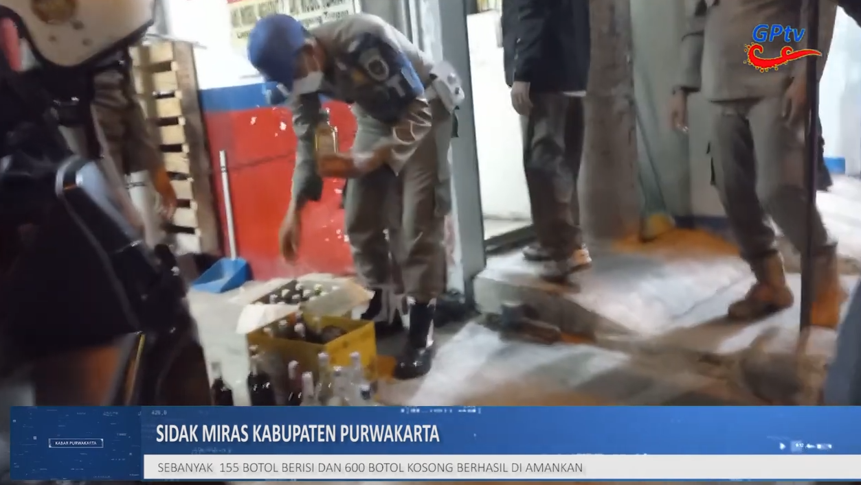 SIDAK MIRAS JELANG NATARU,155 BOTOL BERISI DAN 600 BOTOL KOSONG BERHASIL DI AMANKAN