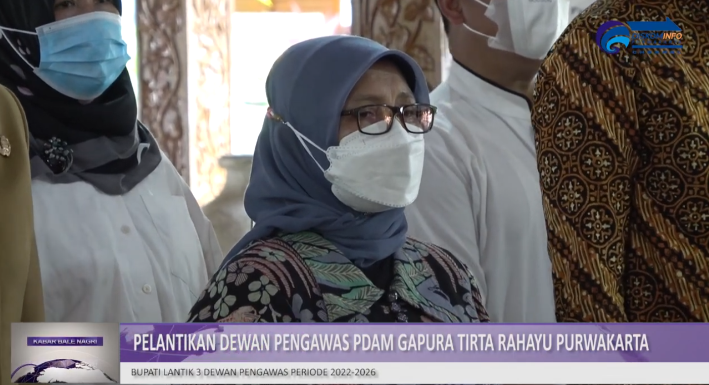 PELANTIKAN DEWAN PENGAWAS PDAM GAPURA TIRTA RAHAYU PURWAKARTA