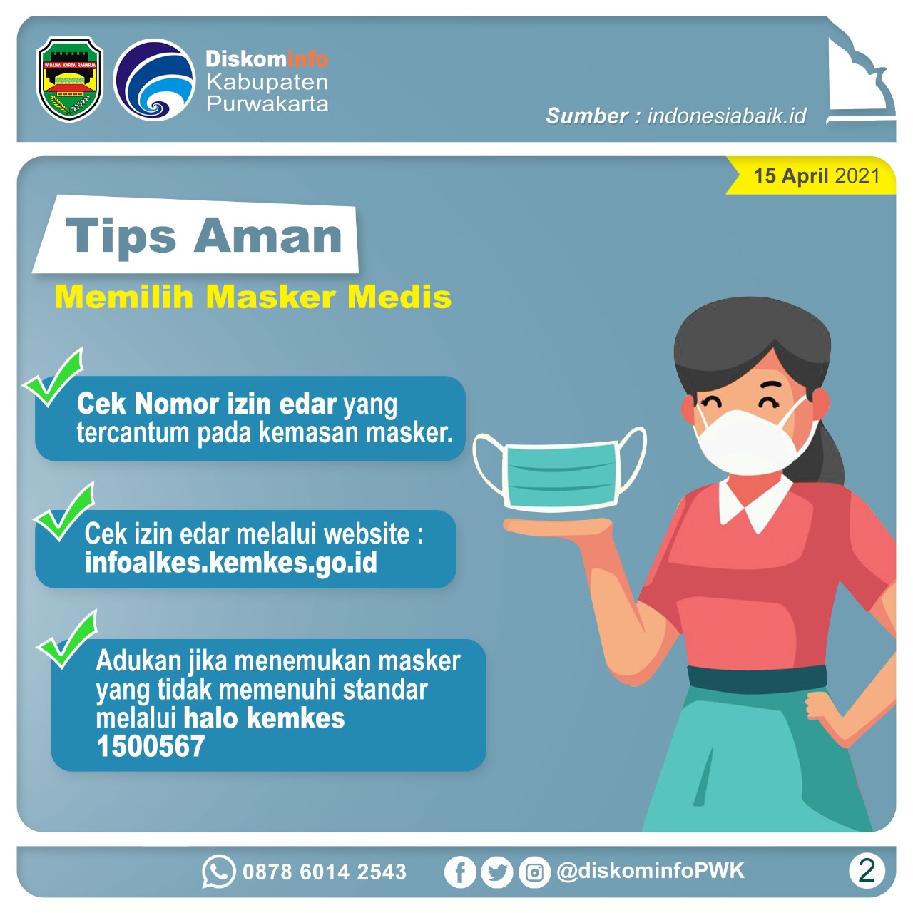 Tips Aman Memilih Masker Medis