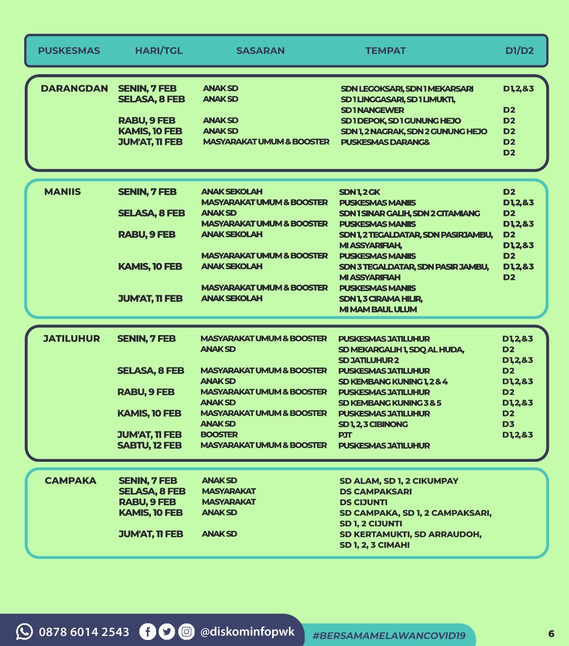 Jadwal Vaksin Covid-19