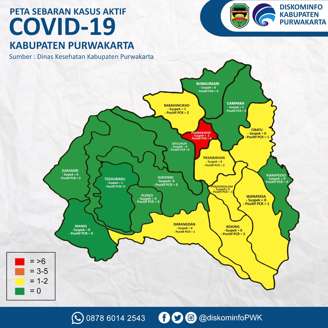 Peta sebaran data covid-19