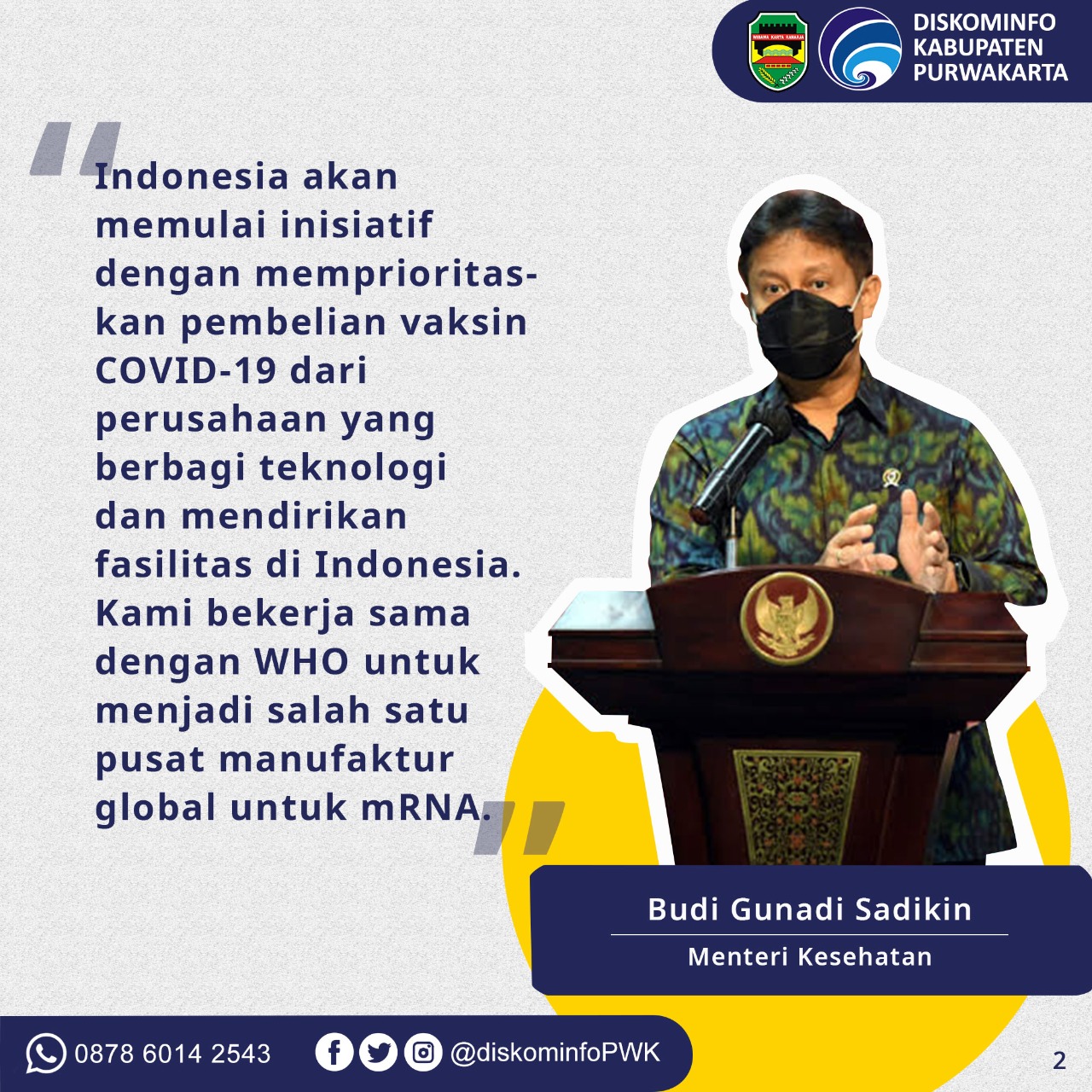 Indonesia Akan Menjadi Hub Produksi Vaksin Global