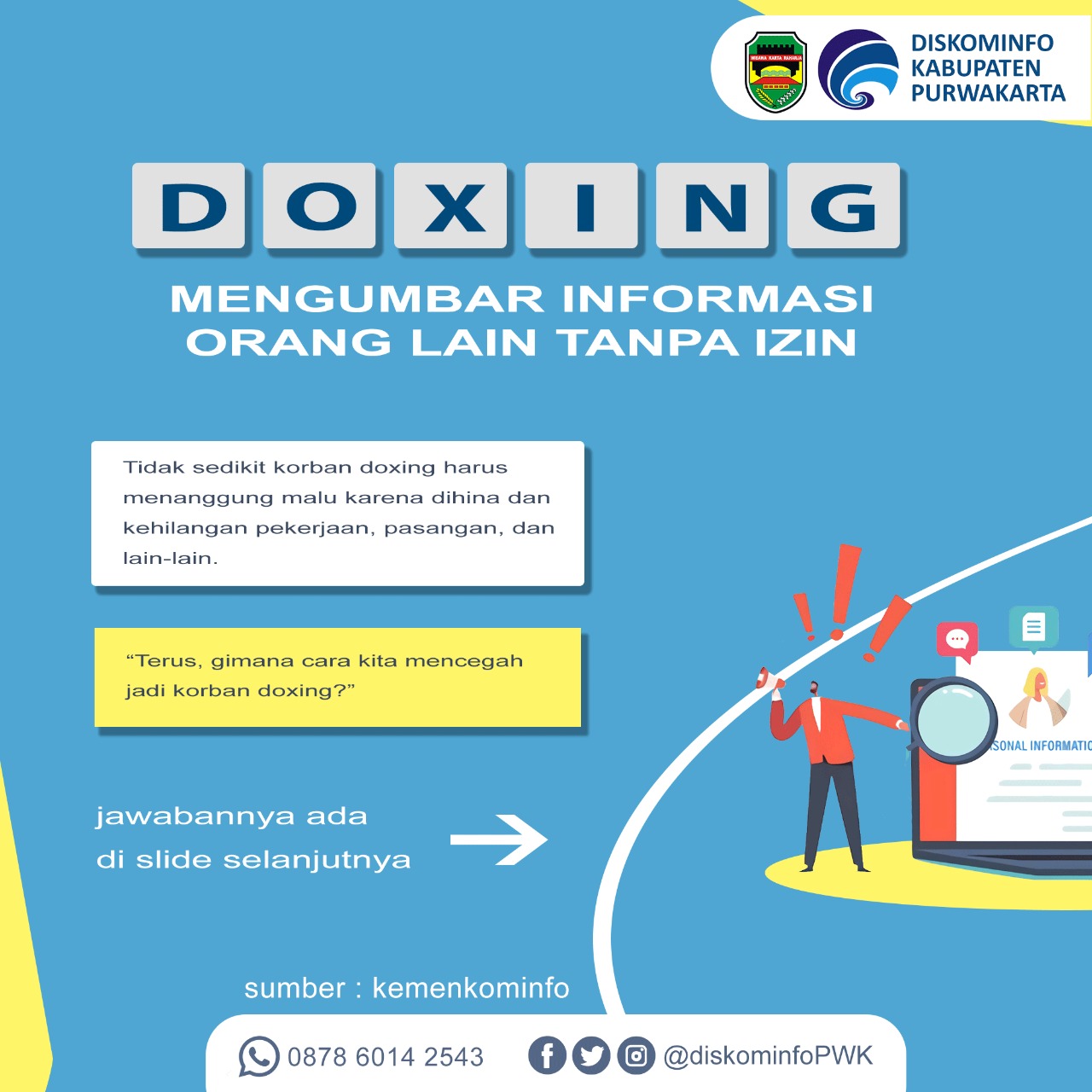 DOXING Mengumbar Informasi Orang Lain Tanpa Izin