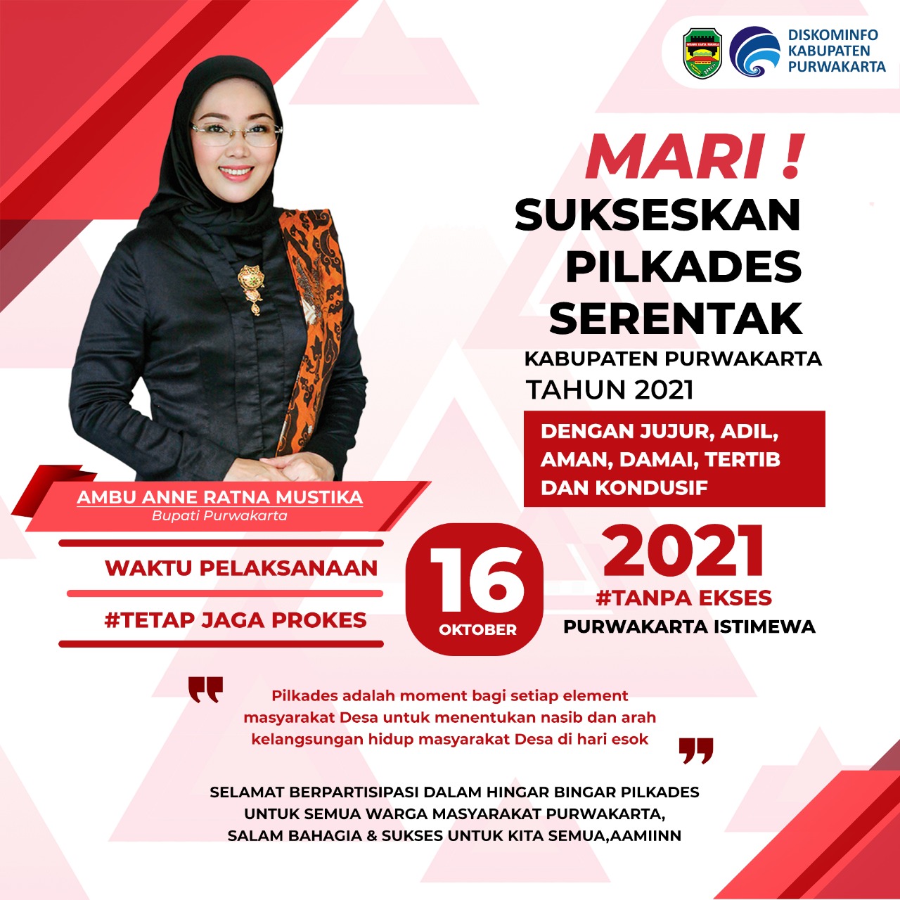 Mari  Sukseskan Pilkades Serentak