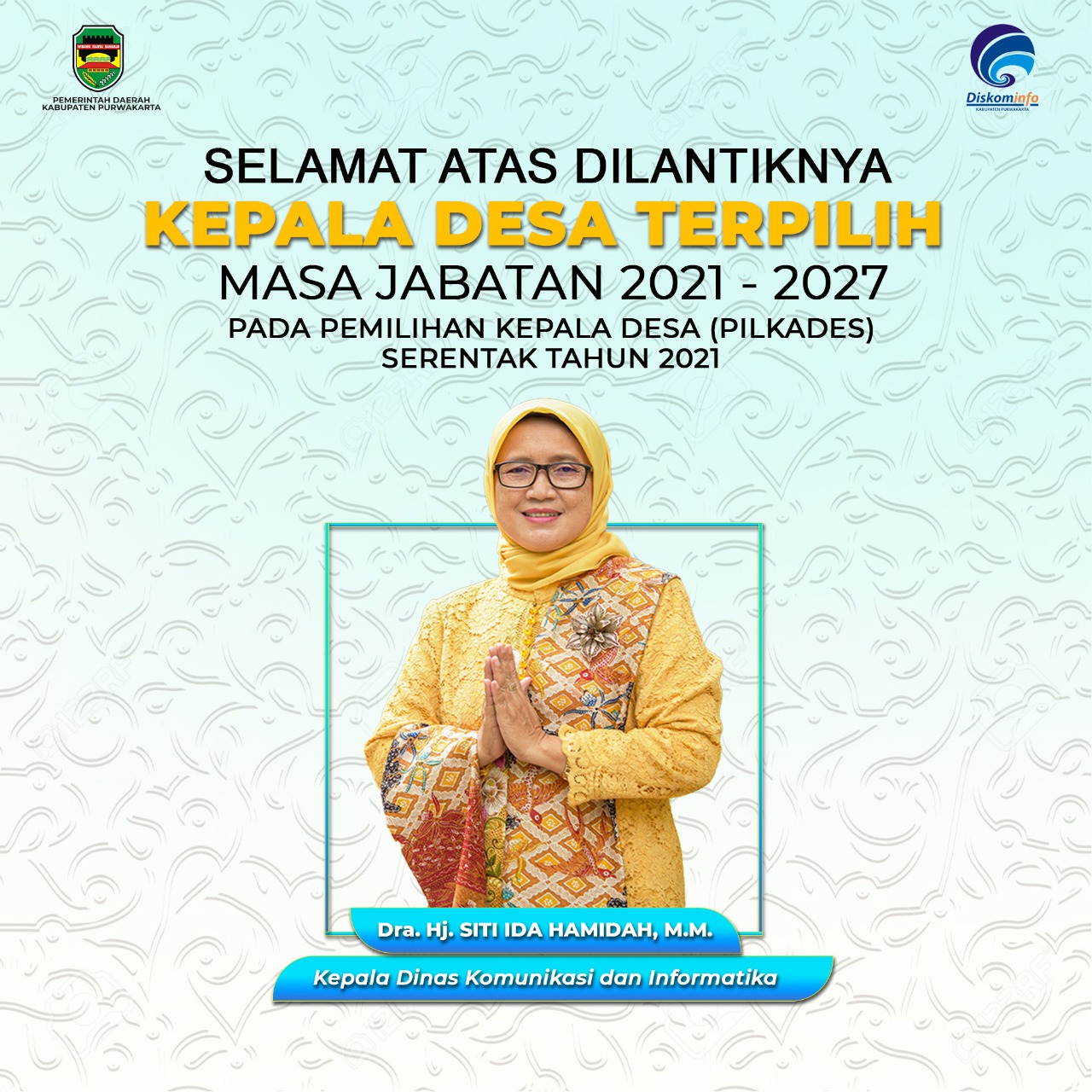 Selamat Atas di Lantiknya Kepala Desa Terpilih Masa Jabatan 2021-2027