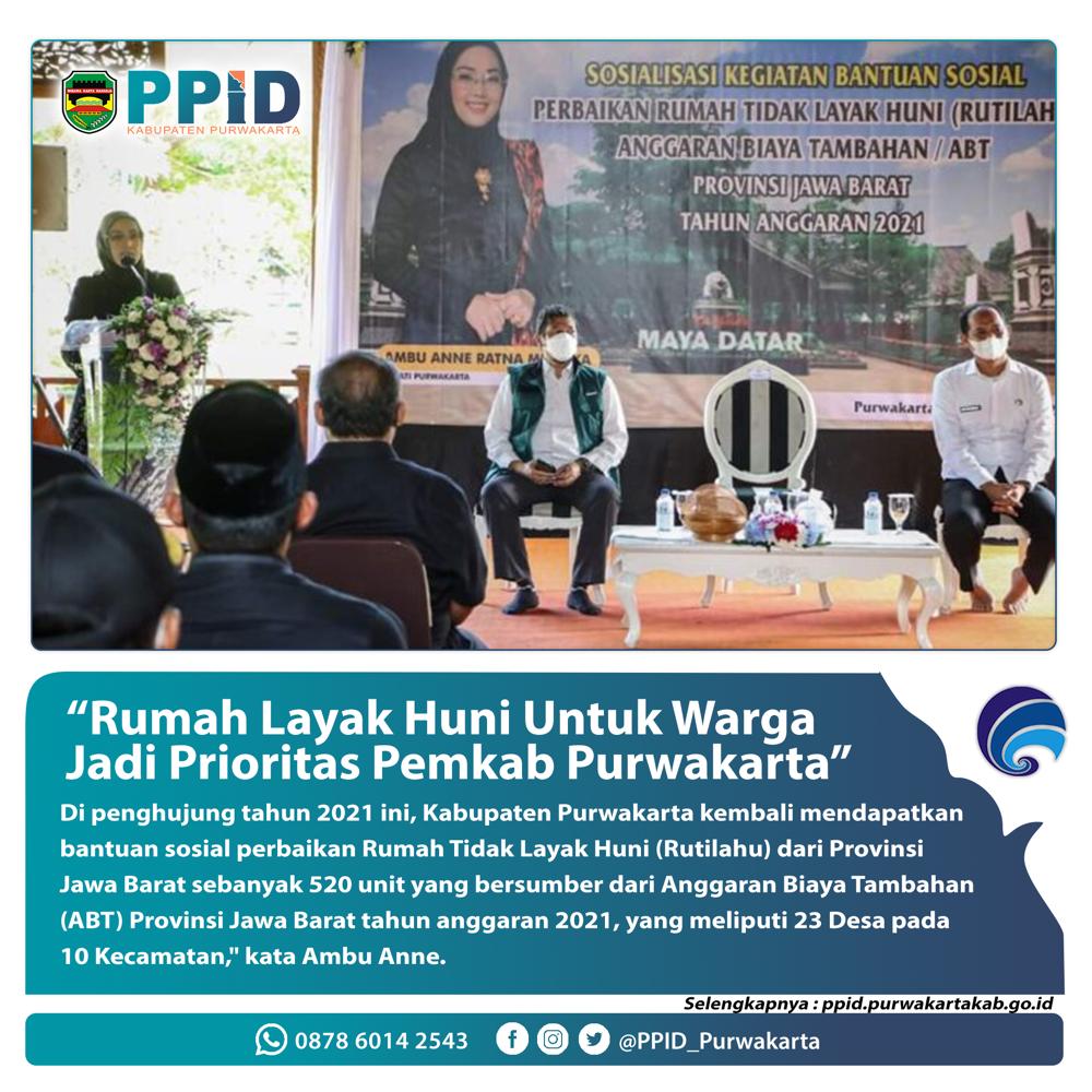 Rumah Layak Huni Jadi Prioritas Pemkab Purwakarta