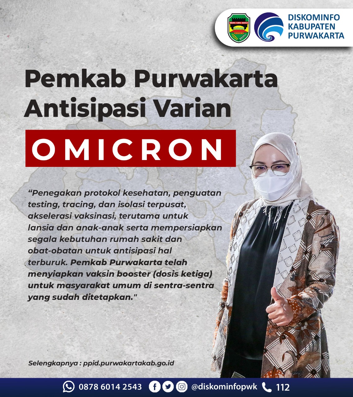 Pemkab Purwakarta Antisipasi Varian Omicron