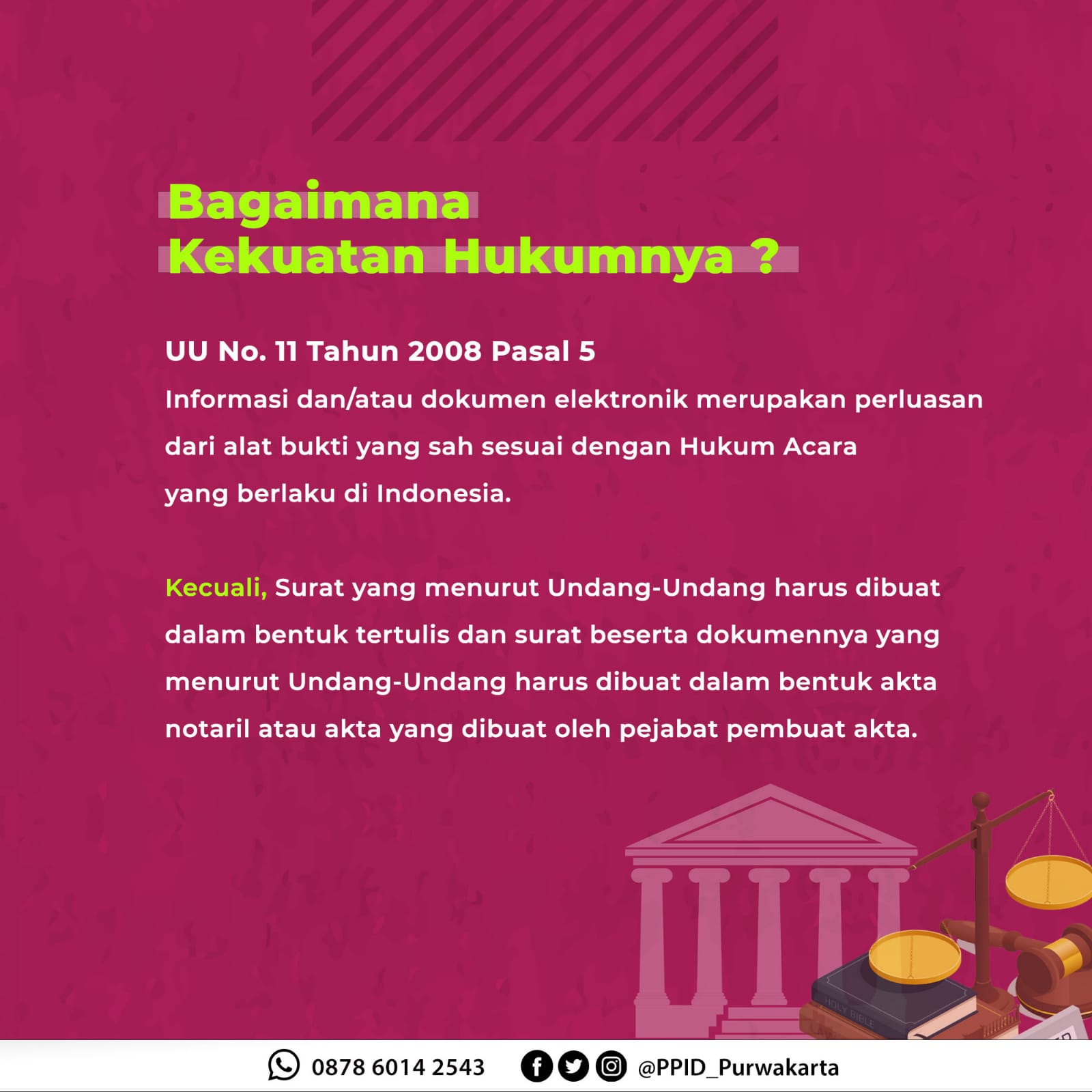 Bagaimana Kekuatan Hukumnya ?