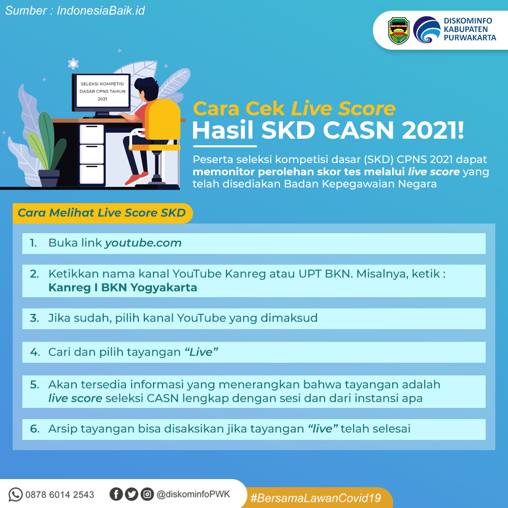 Cara Cek Live Score Hasil SKD CASN 2021!