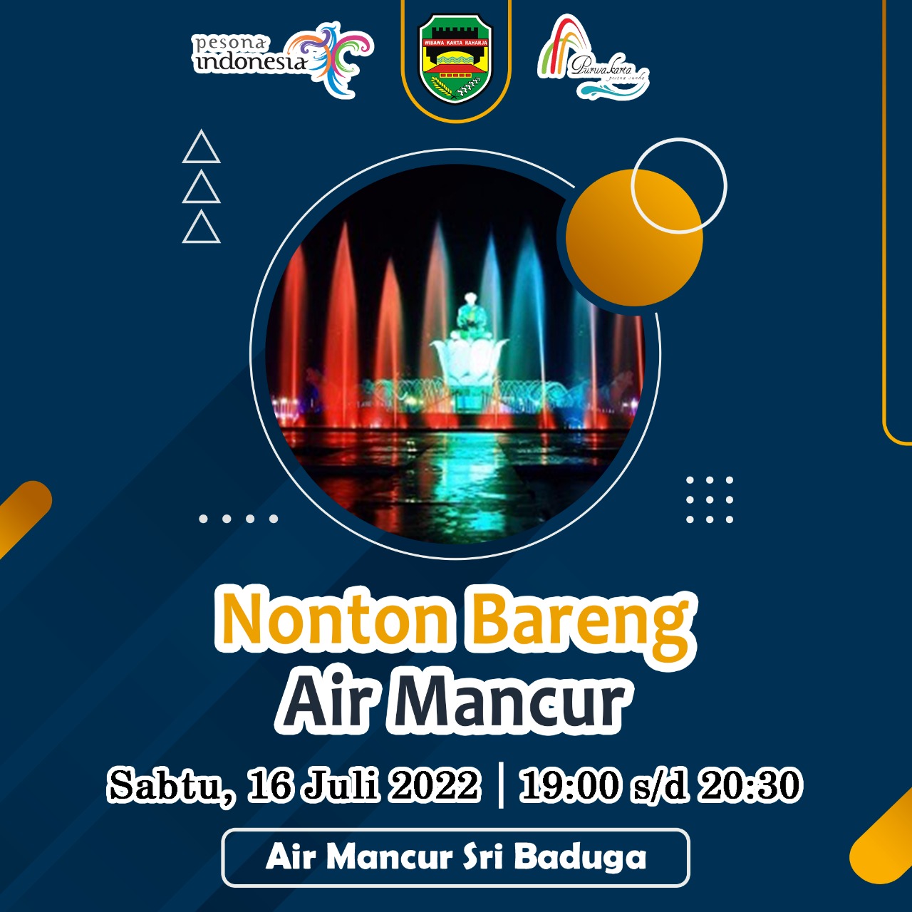 Nonton Bareng Air Mancur Sri Baduga